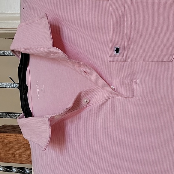 Men's Crown & Ivy Pink Shirt - Picture 3 of 4